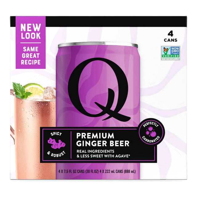 Q Mixers Ginger Beer 4Pk Cans | Buy at Liquor Barn