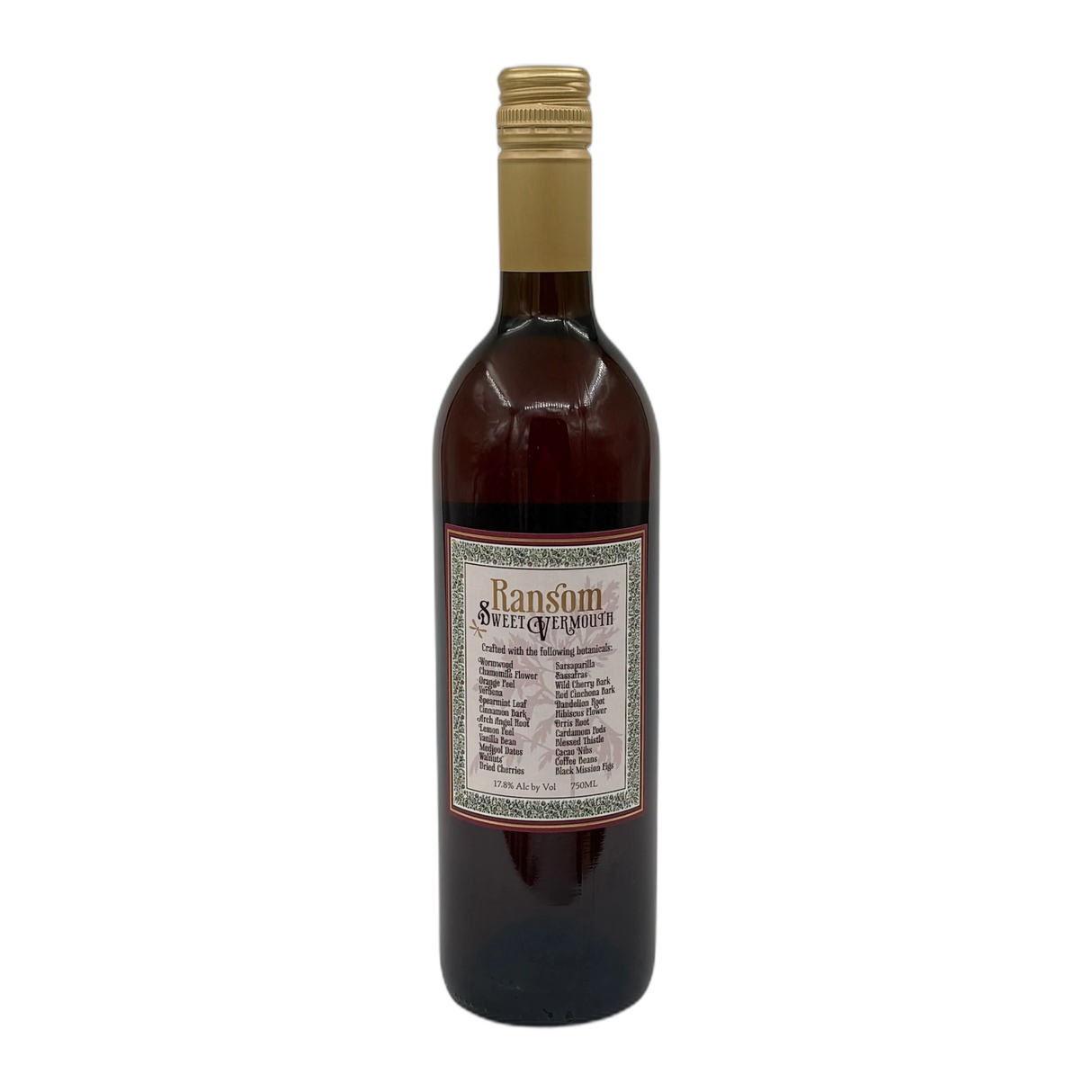 Ransom Sweet Vermouth 750ML bottle | Buy at Liquor Barn