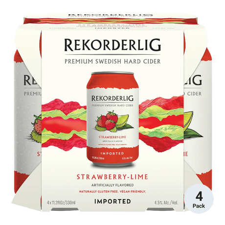 Rekorderlig Strawberry Lime 4Pk bottle | Buy at Liquor Barn