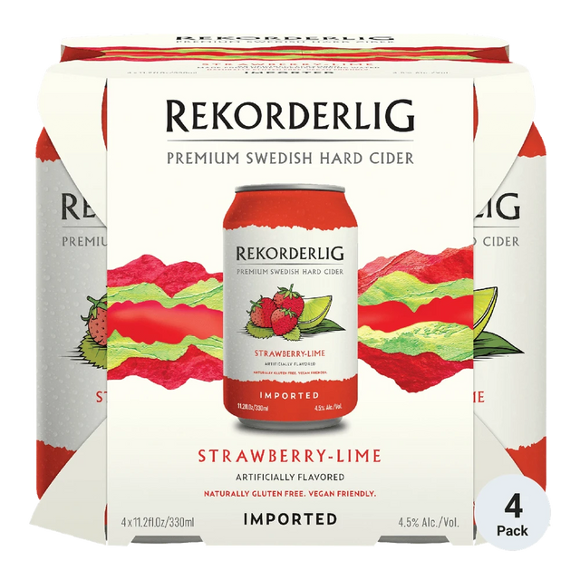 Rekorderlig Strawberry Lime 4Pk bottle | Buy at Liquor Barn