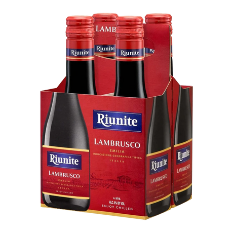 Riunite Lambrusco 4Pk bottle | Buy at Liquor Barn