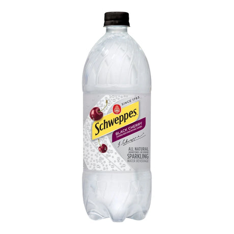 Schweppes Black Cherry Seltzer Water 1L bottle | Buy at Liquor Barn