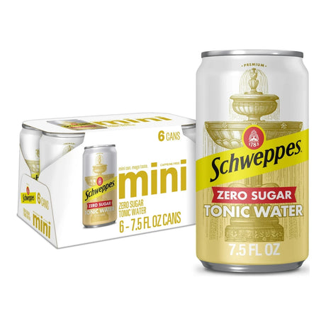 Schweppes Diet Tonic Water 7.5oz 6Pk Cans | Buy at Liquor Barn