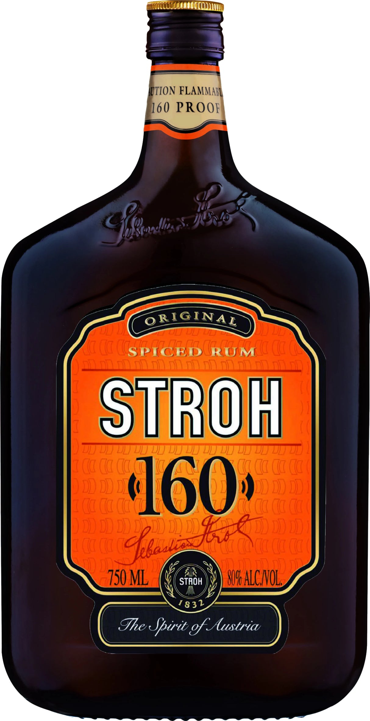 Stroh Dark Rum 160 Proof 750ML