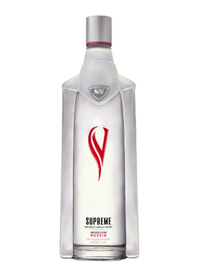 SV Supreme Vodka 750ml | Russian Multi-Grain Crystal Filtered