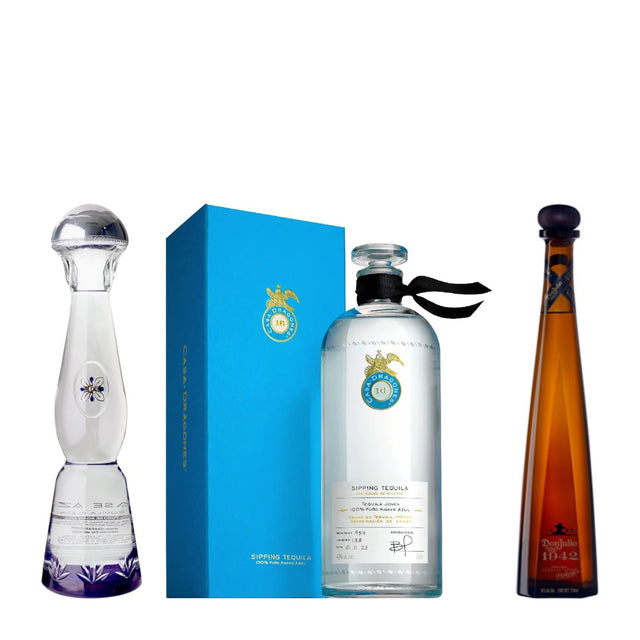 Tequila Collectors Trio: Clase Azul Silver, Casa Dragones Joven and Don Julio 1942