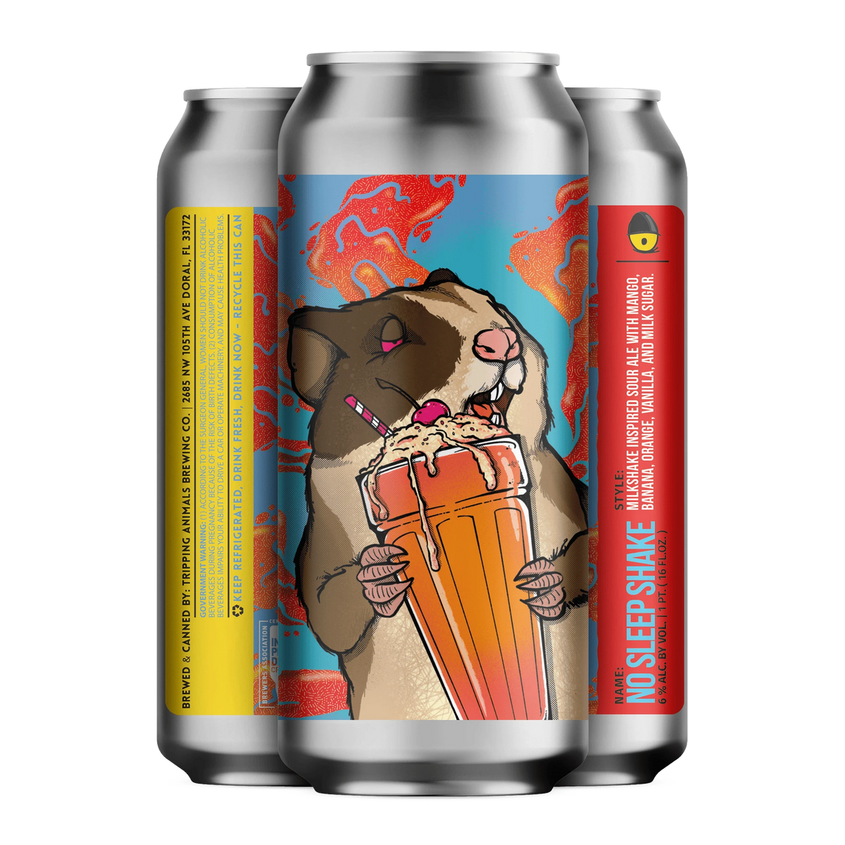 Tripping Animals No Sleep Shake 4Pk bottle | Buy at Liquor Barn