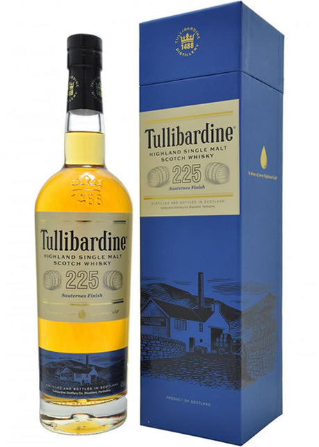 Tullibardine 225 Sauternes Cask 750ML - Single Malt Scotch | Shop Online at The Liquor Barn