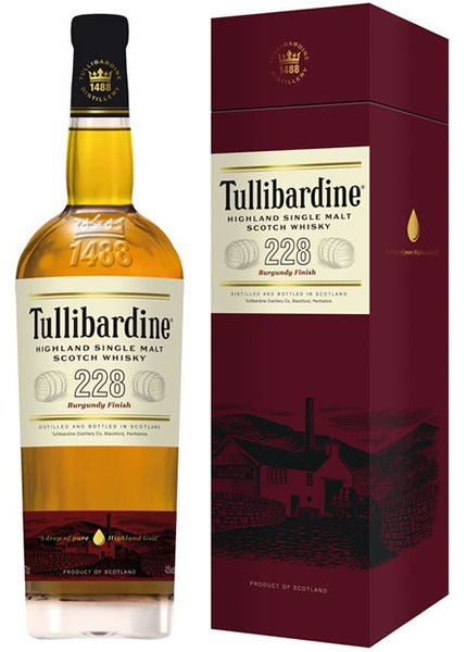 Tullibardine 228 Burgundy Cask 750ML | Highland Single Malt – The