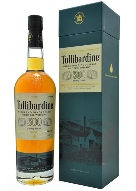Tullibardine 500 Sherry Cask 750ML - Single Malt Scotch | Shop Online at The Liquor Barn