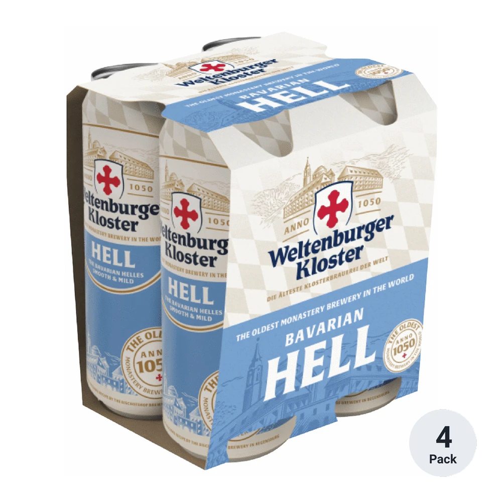 Weltenburger Hell Lager 4Pk Cans bottle | Buy at Liquor Barn