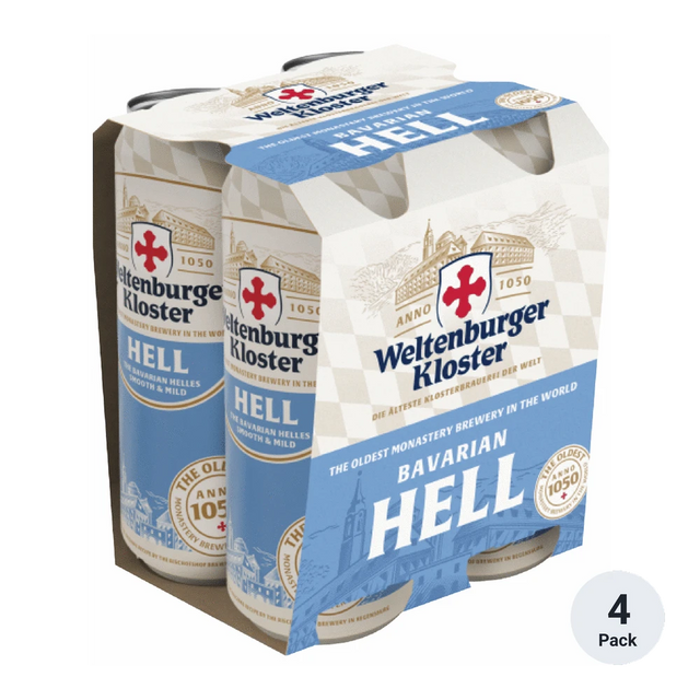 Weltenburger Hell Lager 4Pk Cans bottle | Buy at Liquor Barn